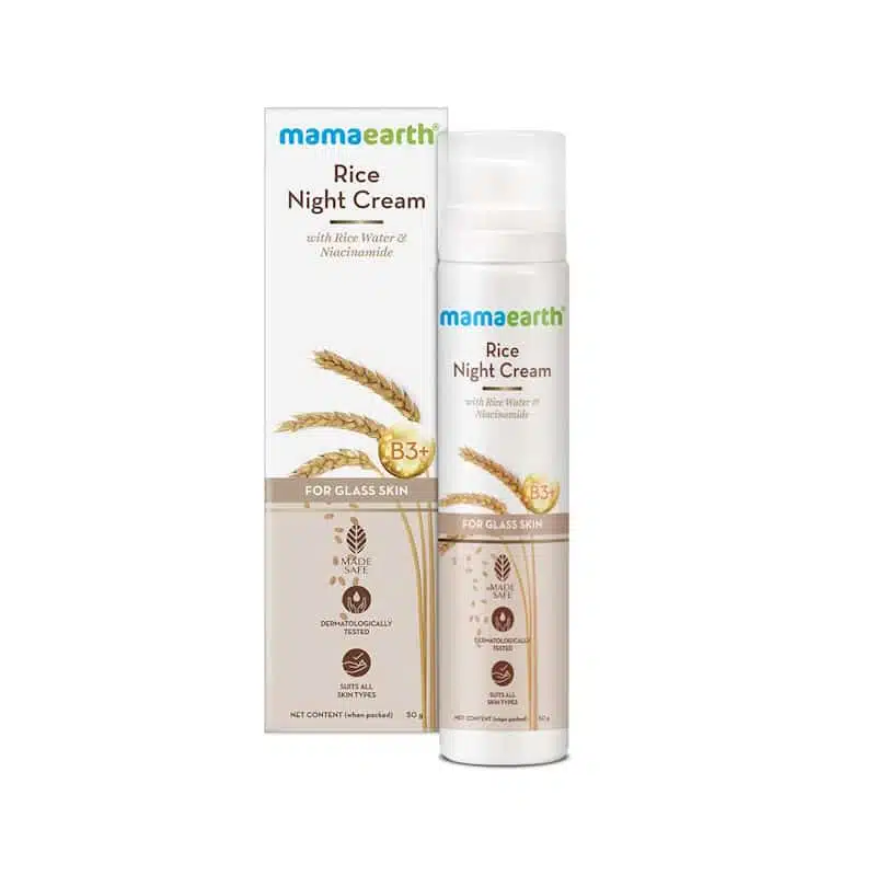 Mamaearth Rice Night Cream – 50g