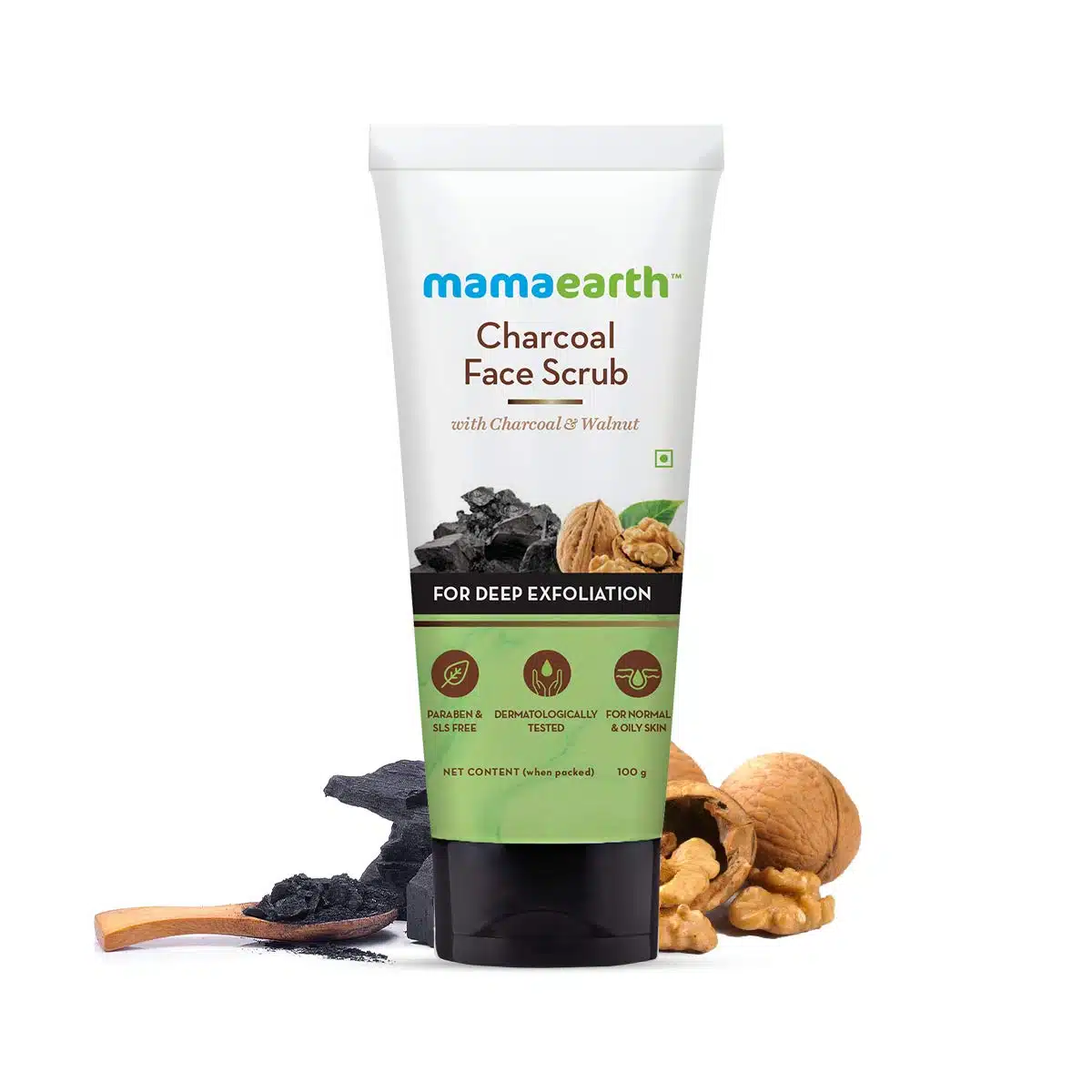 Mamaearth Charcoal Face Scrub 100ml
