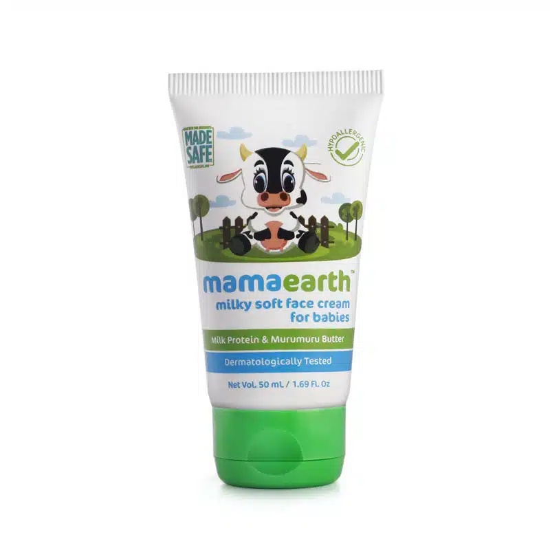 Mamaearth Baby Milky Soft Face Cream – 60g [Exp 2025/11/23]