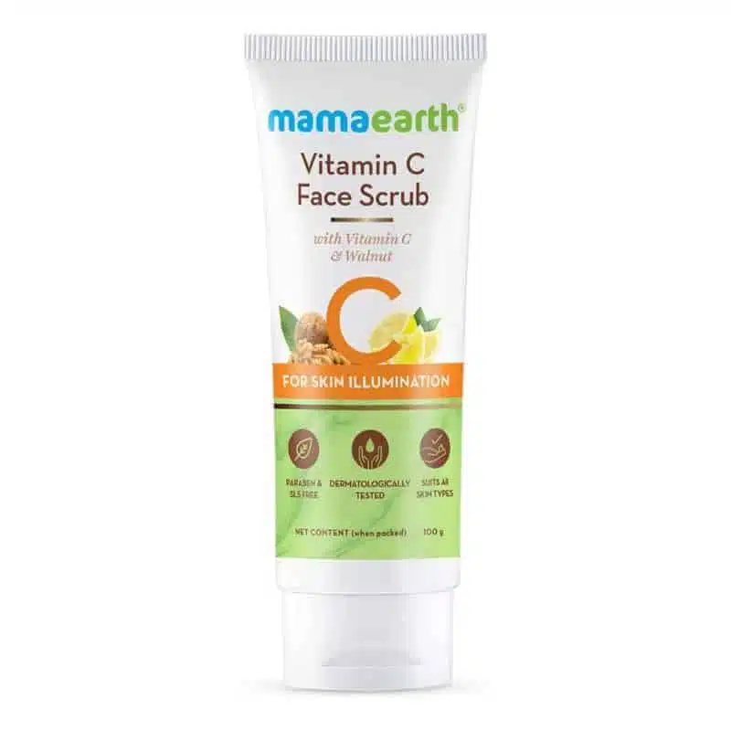 Mamaearth Vitamin C Face Scrub – 100gm