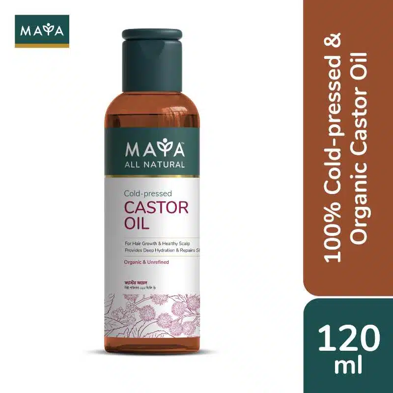 MAYA All Natural Cold-pressed Castor Oil 120ml