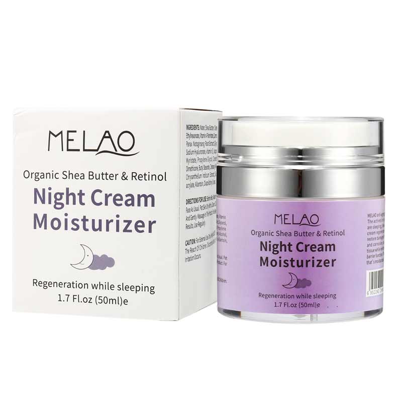 Melao Organic Shea Butter & Retinol Night Cream – 50ml