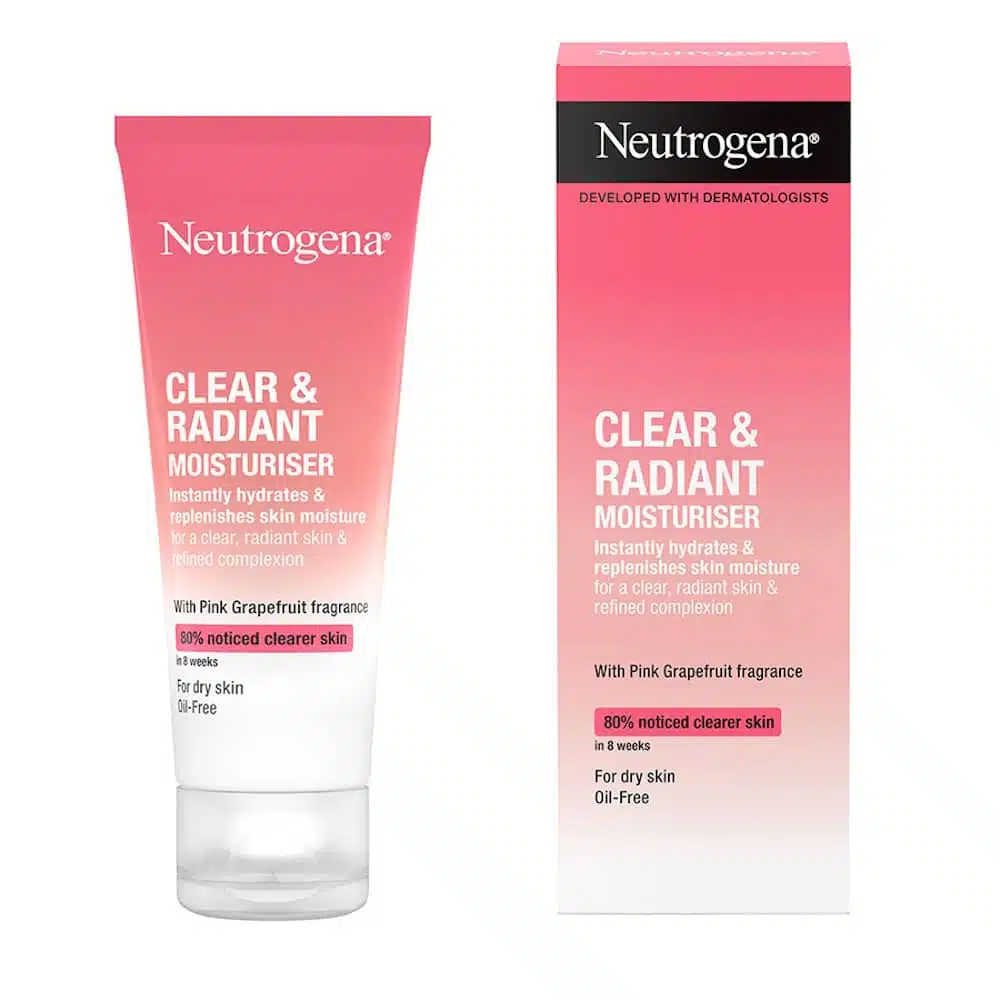 Neutrogena Clear & Radiant Moisturiser Oil Free – 50ml