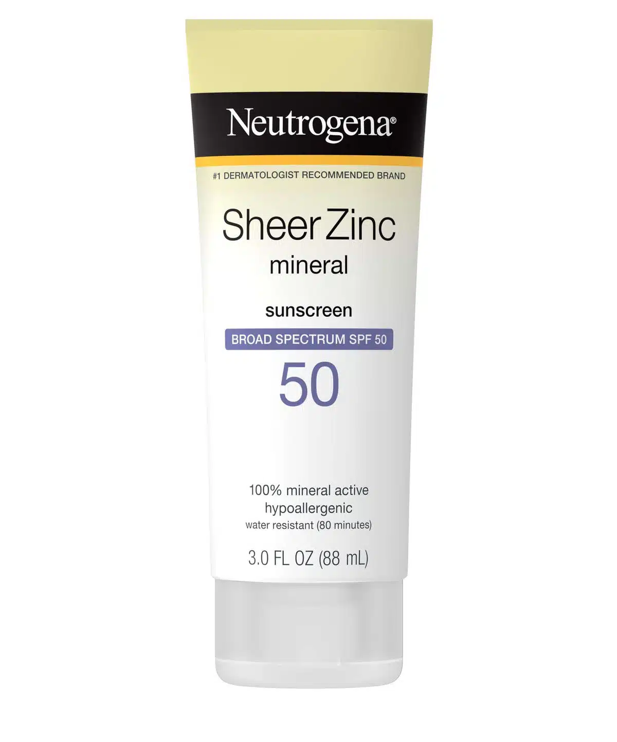 Neutrogena Sheer Zinc Dry-touch Sunscreen Broad Spectrum Spf 50 – 80ml