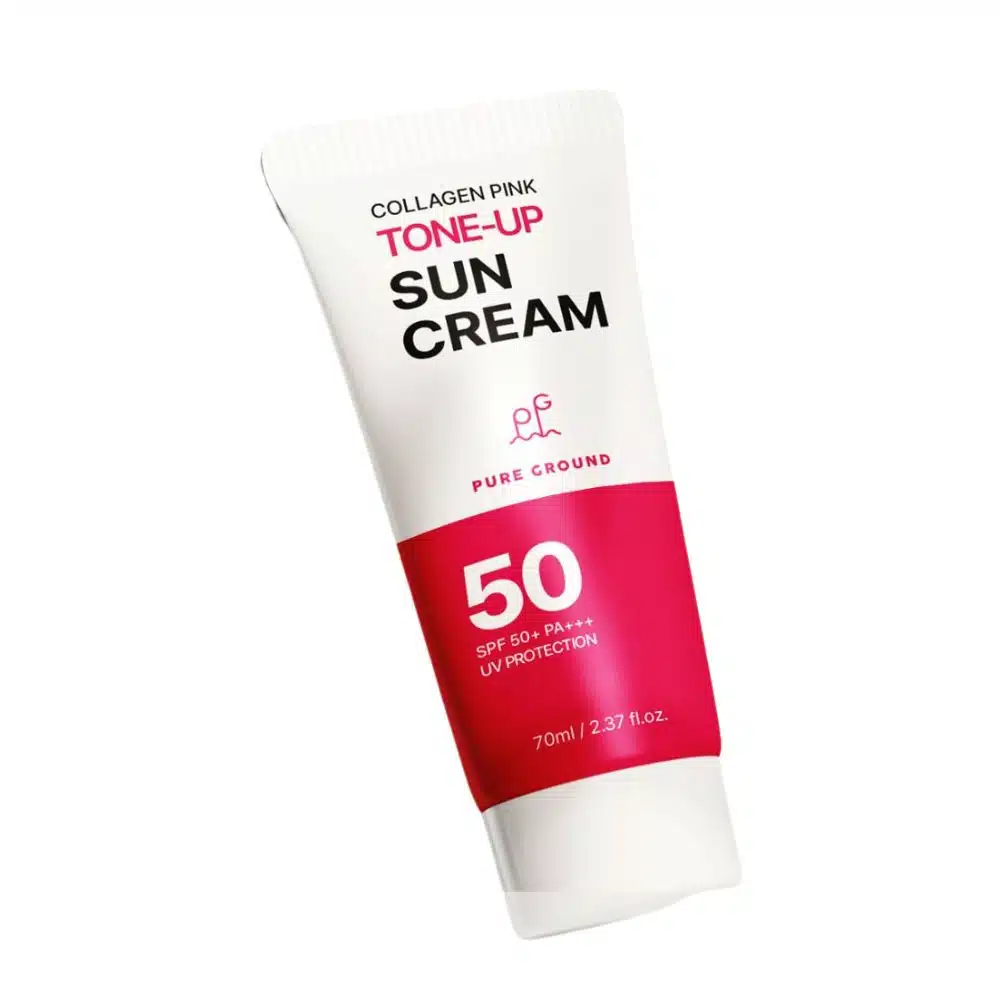 Pure Ground Collagen Pink Tone-Up Sun Cream SPF50+ 70ml
