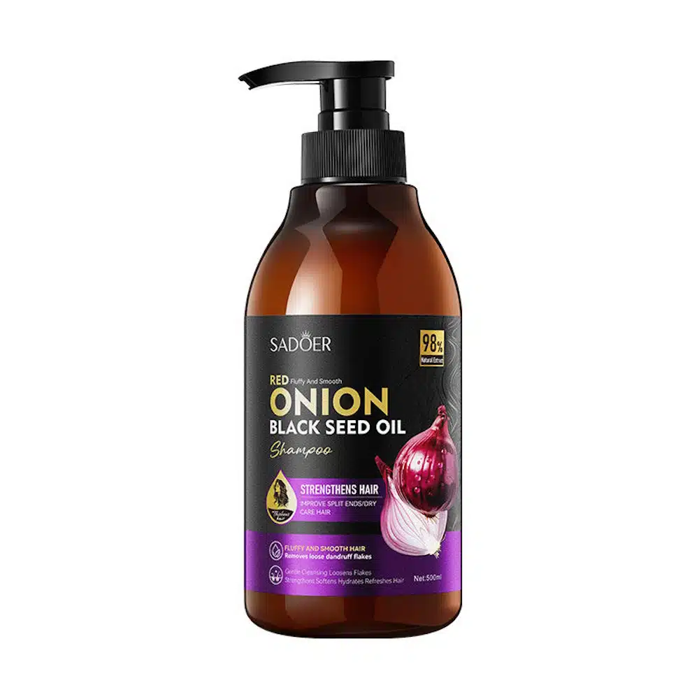 SADOER RED Onion Black Seed Oil Shampoo – 500ml