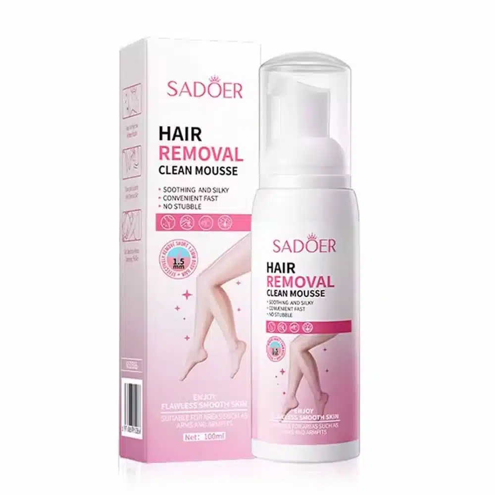 SADOER Hair Removal Clean Mousse Creams Underarm Arm Leg Body 100ml