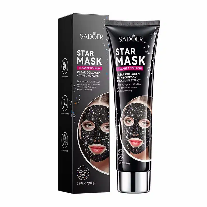 SADOER Collagen Active Charcoal Star Mask 100g