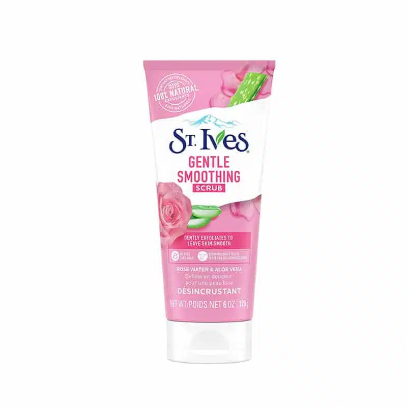 St Ives Gentle Smoothing Rosewater and Aloe Vera Facial Scrub 170g