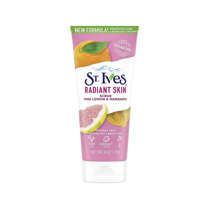 St Ives Radiant Skin Pink Lemon & Mandarin Orange Scrub – 170g