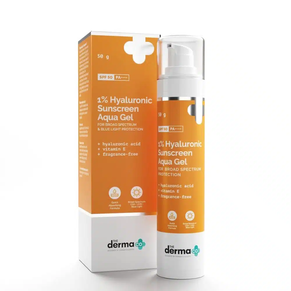 The Derma Co 1% Hyaluronic Sunscreen Aqua Gel – 50gm