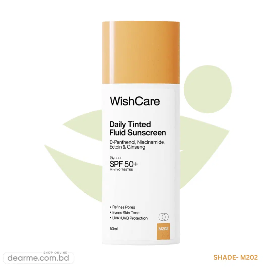 Wishcare Daily Tinted Fluid Sunscreen 50ml Shade M202