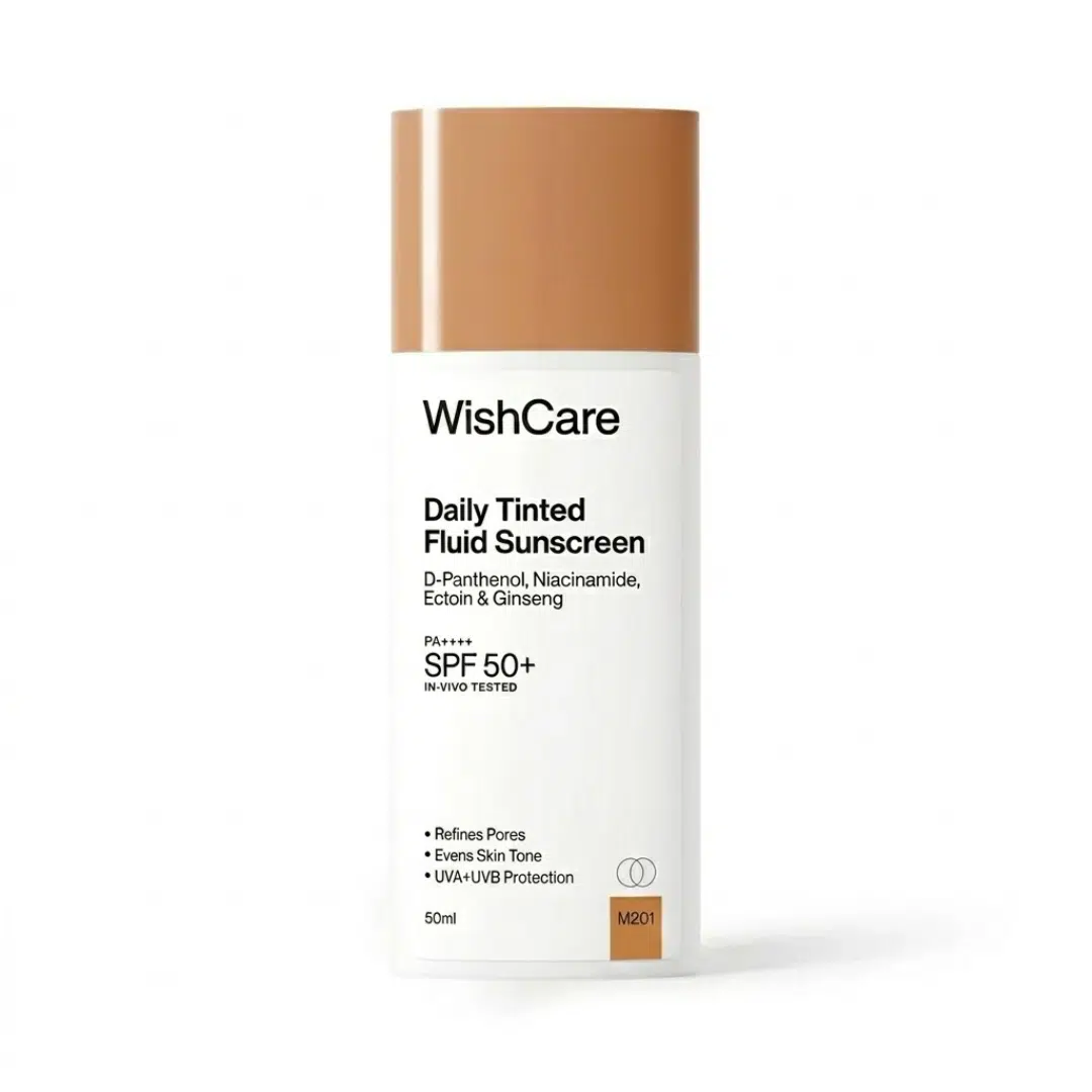Wishcare Daily Tinted Fluid Sunscreen 50ml Shade M201