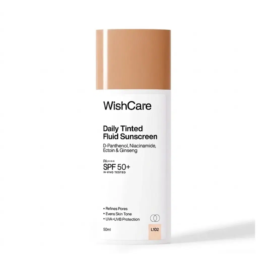 Wishcare Daily Tinted Fluid Sunscreen 50ml Shade L102