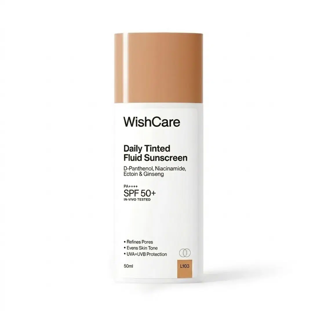 Wishcare Daily Tinted Fluid Sunscreen 50ml Shade L103