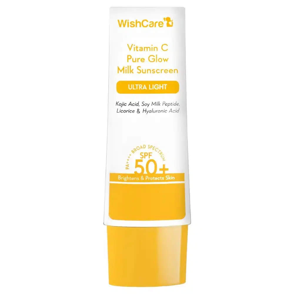 Wishcare Vitamin C Pure Glow Milk Sunscreen | SPF 50 PA++++