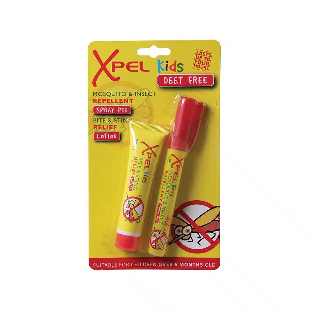 Xpel Kids Mosquito and Insect Repellent Spray Pen, Bite and Sting Lotion Twin Set
